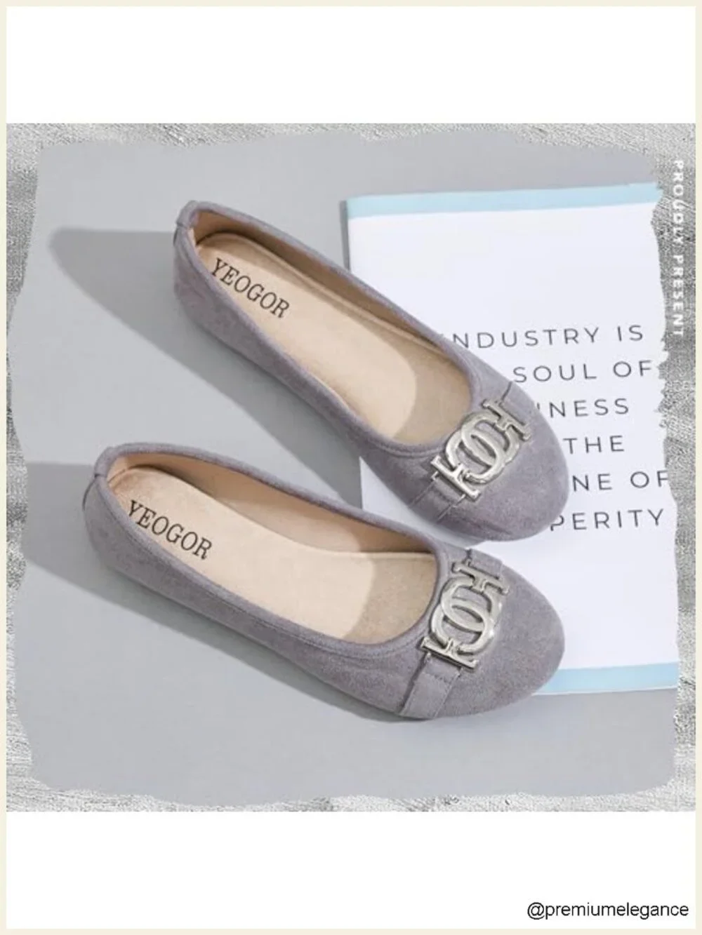 Women's Ballet Flats Slip On Round Toe Memory Foam Cushioned Casual Walking